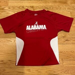 Pro Edge Kids Red and White Alabama Shirt